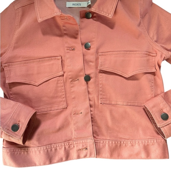 Ricki’s stretch cotton jacket in a size XS.  
Jean jacket style.  Ex Cond - Picture 8 of 8